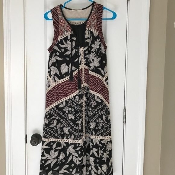 Anthropologie  Floreat Grasslands Midi Dress 2 - Picture 5 of 8